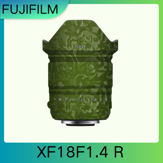 Lentes Fujifilm XF18F1.4 R  - Pele câmera, adesivo câmera - com alta resistência a arranhões, à prova d'água e com design elegante.